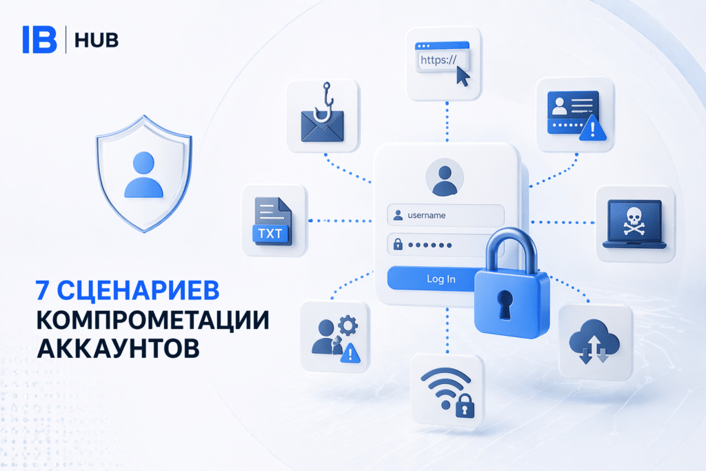 7 самых частых сценариев компрометации аккаунтов